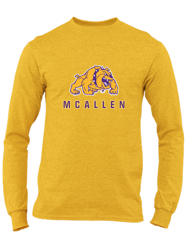 McAllen Bulldogs Mascot #2 Men's LS T-Shirt