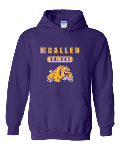 McAllen Bulldogs Mascot #3 Men's Hoodie