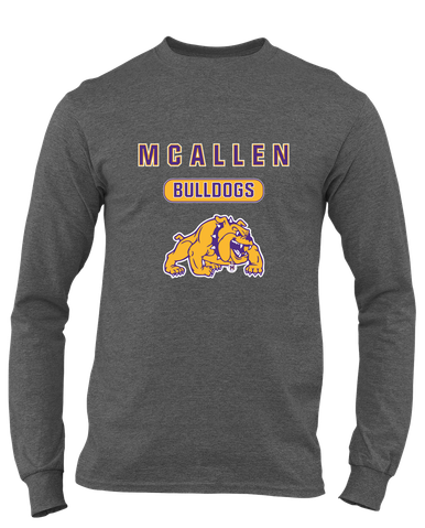 McAllen Bulldogs Mascot #3 Men's Premium LS T-Shirt