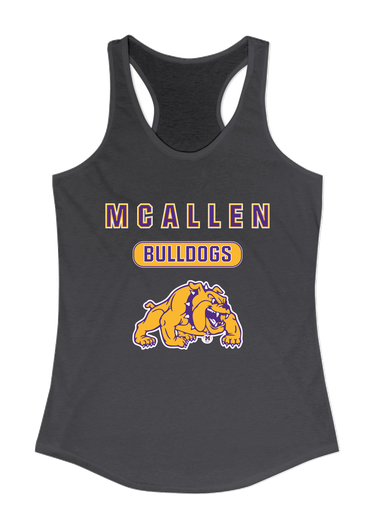 McAllen Bulldogs Mascot #3 Women's Tank Top