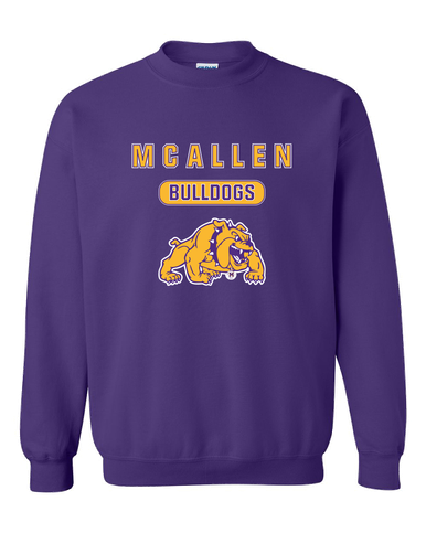 McAllen Bulldogs Mascot #3 Men's Sweatshirt