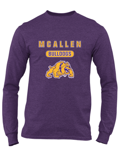 McAllen Bulldogs Mascot #3 Men's LS T-Shirt