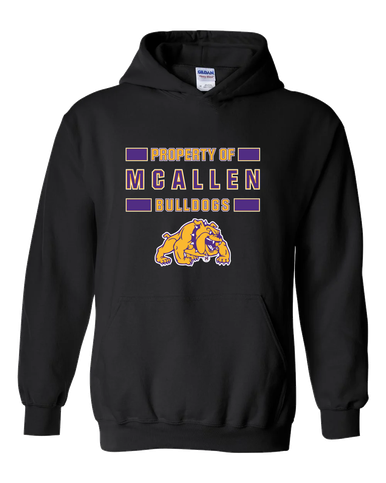 McAllen Bulldogs Property Of Men's Hoodie