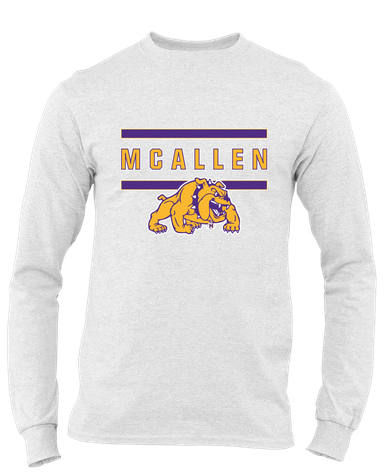 McAllen Bulldogs Mascot #4 Men's Premium LS T-Shirt
