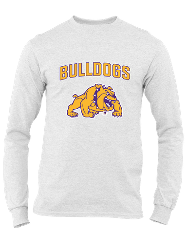 McAllen Bulldogs Mascot #6 Men's LS T-Shirt
