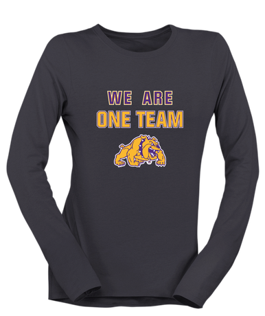 McAllen Bulldogs We Are One Team Women's LS T-Shirt