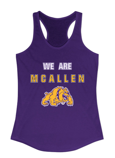 McAllen Bulldogs We Are Women's Tank Top