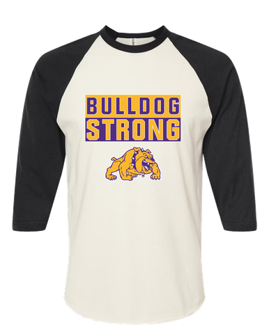 McAllen Bulldogs Strong #1 Women's Baseball T-Shirt