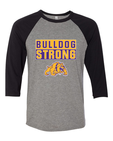 McAllen Bulldogs Strong #1 Men's Baseball T-Shirt