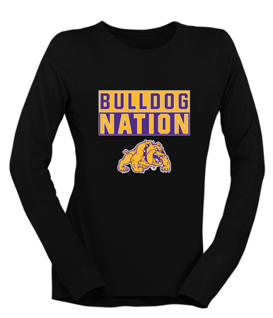 McAllen Bulldogs Nation #1 Women's Premium LS T-Shirt