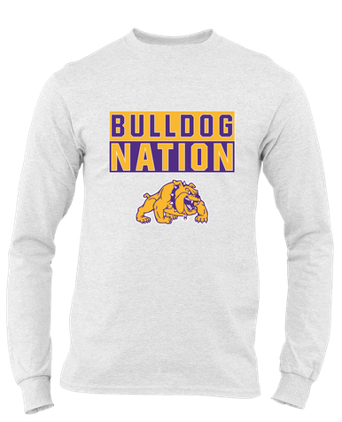 McAllen Bulldogs Nation #1 Men's LS T-Shirt