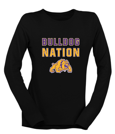 McAllen Bulldogs Nation #2 Women's LS T-Shirt