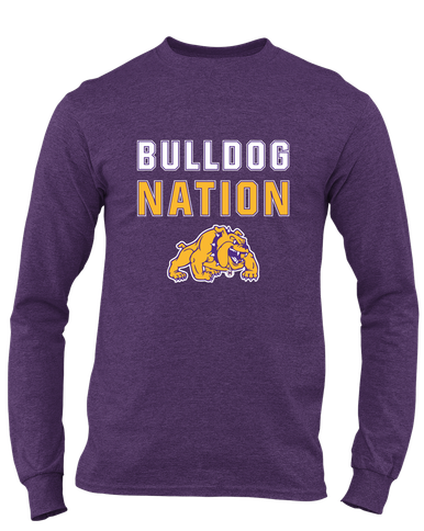 McAllen Bulldogs Nation #2 Men's LS T-Shirt