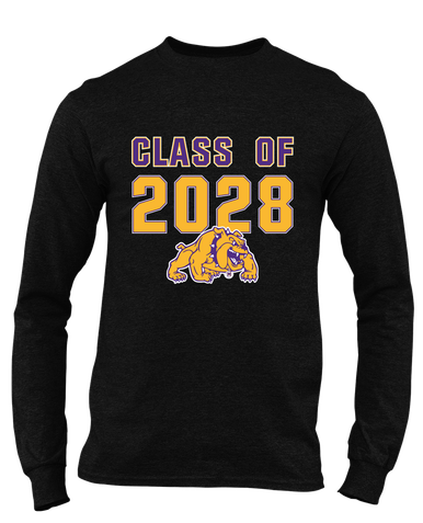 McAllen Bulldogs Class of 2028 Men's Premium LS T-Shirt