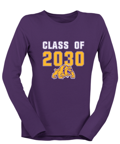 McAllen Bulldogs Class of 2030 Women's LS T-Shirt
