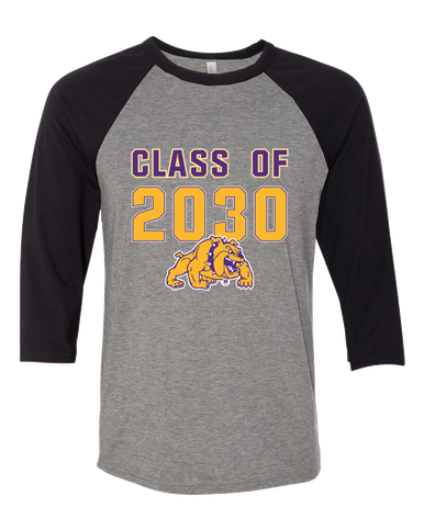 McAllen Bulldogs Class of 2030 Men's Baseball T-Shirt