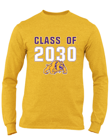 McAllen Bulldogs Class of 2030 Men's LS T-Shirt