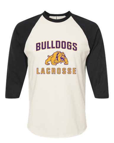 McAllen Bulldogs Lacrosse Women's Baseball T-Shirt