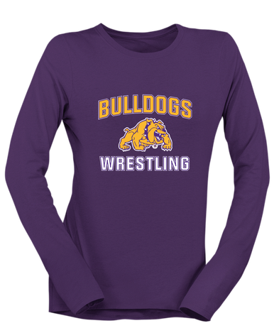 McAllen Bulldogs Wrestling Women's LS T-Shirt