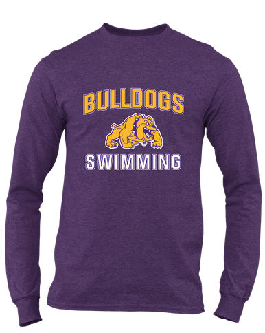 McAllen Bulldogs Swimming Men's LS T-Shirt