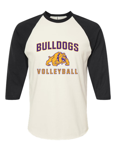 McAllen Bulldogs Volleyball Women's Baseball T-Shirt