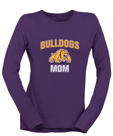 McAllen Bulldogs Mom Women's LS T-Shirt