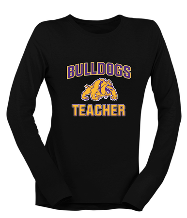 McAllen Bulldogs Teacher Women's Premium LS T-Shirt
