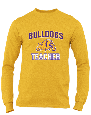 McAllen Bulldogs Teacher Men's LS T-Shirt
