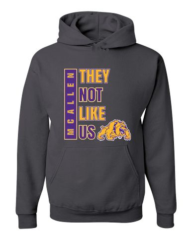 McAllen Bulldogs They Not Like Us #1 Men's Premium Hoodie