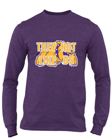 McAllen Bulldogs They Not Like Us #2 Men's LS T-Shirt