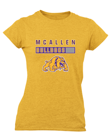 McAllen Bulldogs Mascot #7 Women's Premium SS T-Shirt