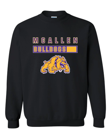 McAllen Bulldogs Mascot #7 Men's Sweatshirt