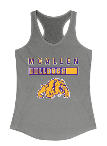McAllen Bulldogs Mascot #7 Women's Tank Top