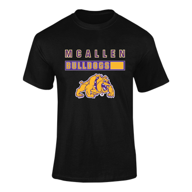 McAllen Bulldogs Mascot #7 Men's SS T-Shirt