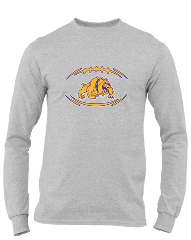 McAllen Bulldogs Football #3 Men's LS T-Shirt