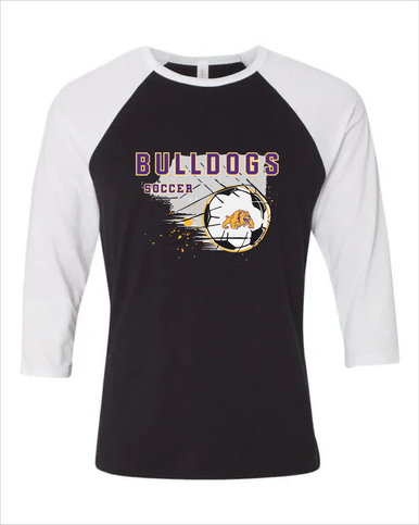 McAllen Bulldogs Soccer #2 Men's Baseball T-Shirt