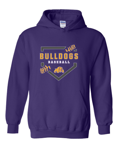 McAllen Bulldogs Baseball #2 Men's Hoodie