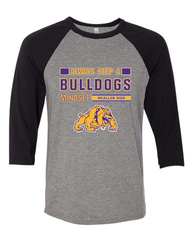 McAllen Bulldogs Mindset Women's Baseball T-Shirt