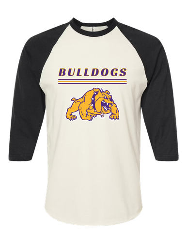 McAllen Bulldogs Mascot #8 Men's Baseball T-Shirt