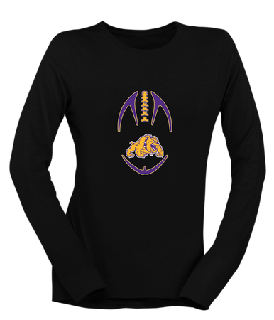 McAllen Bulldogs Football #4 Women's Premium LS T-Shirt