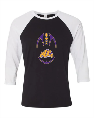 McAllen Bulldogs Football #4 Men's Baseball T-Shirt