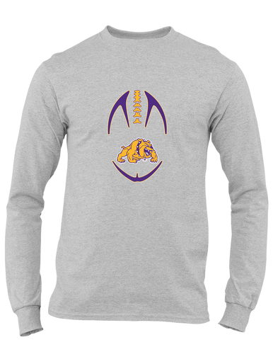 McAllen Bulldogs Football #4 Men's LS T-Shirt