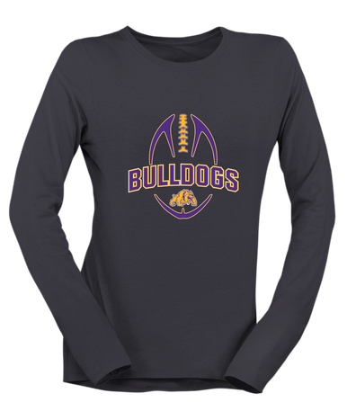 McAllen Bulldogs Football #5 Women's Premium LS T-Shirt