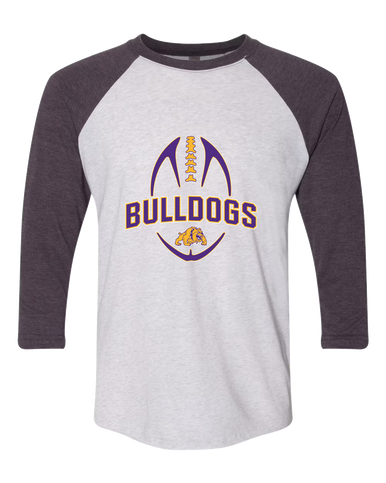 McAllen Bulldogs Football #5 Women's Baseball T-Shirt