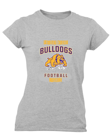McAllen Bulldogs Football #6 Women's SS T-Shirt