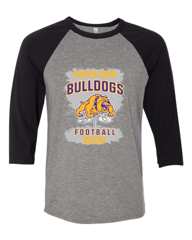 McAllen Bulldogs Football #6 Men's Baseball T-Shirt