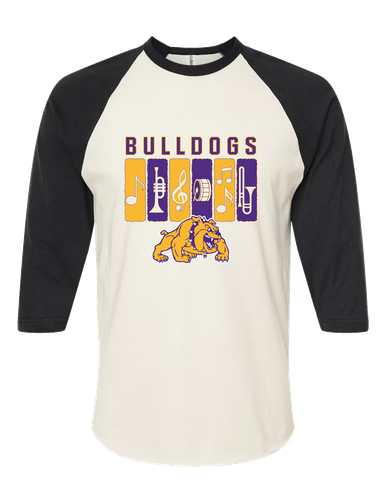 McAllen Bulldogs Band # 2 Women's Baseball T-Shirt