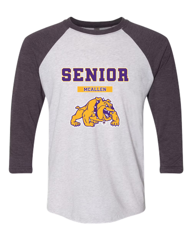 McAllen Bulldogs Senior #2 Men's Baseball T-Shirt