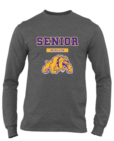 McAllen Bulldogs Senior #2 Men's Premium LS T-Shirt