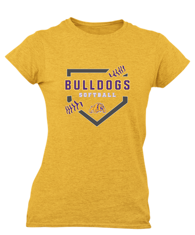 McAllen Bulldogs Softball #2 Women's SS T-Shirt